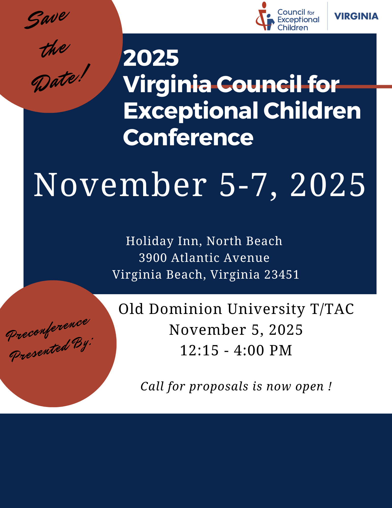 2025 VA CEC Conference - November 5-7, 2025